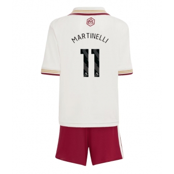 Arsenal Gabriel Martinelli #11 Maglia Gara Terza Repliche 2025-26 Bambino Maniche Corte